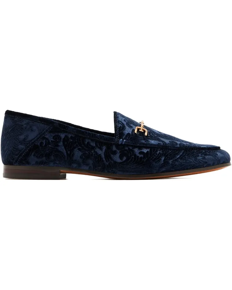 Sam Edelman Loraine Loafer mit Blumen - Blau Blau