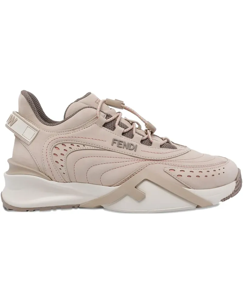 Fendi Sneakers aus Wildleder - Nude Nude