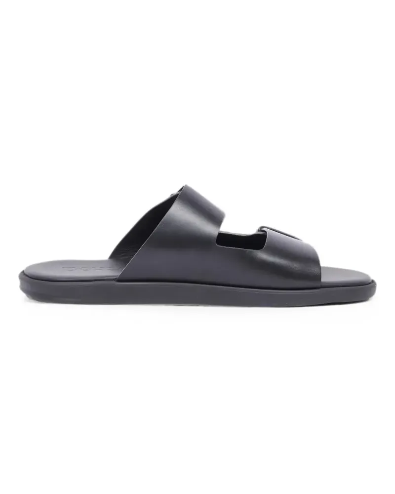 Doucal´s touch-strap leather sandals - Schwarz Schwarz