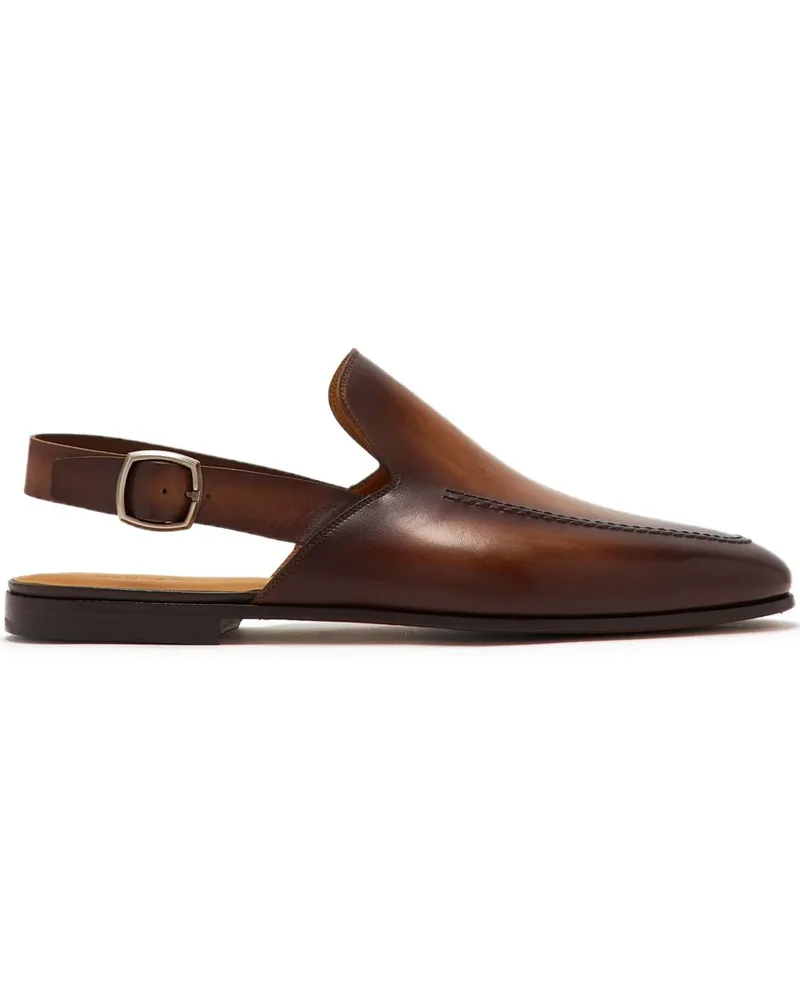 Magnanni Loafer aus Leder - Braun Braun