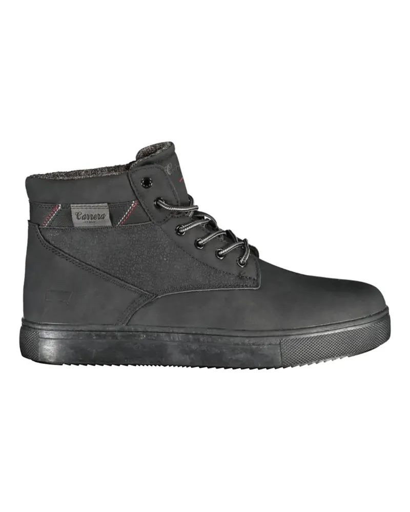 Carrera Gekörnte Schnürstiefel - Schwarz Schwarz