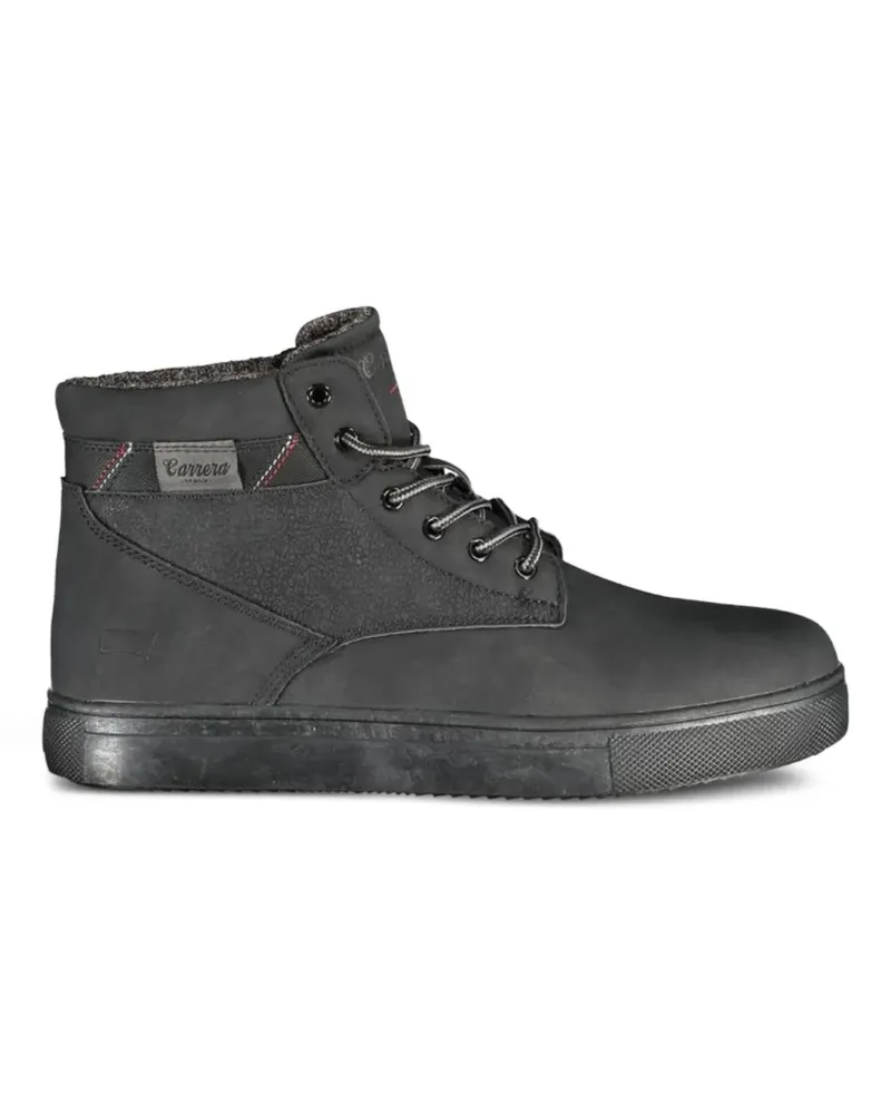 Carrera Gekörnte Schnürstiefel - Schwarz Schwarz