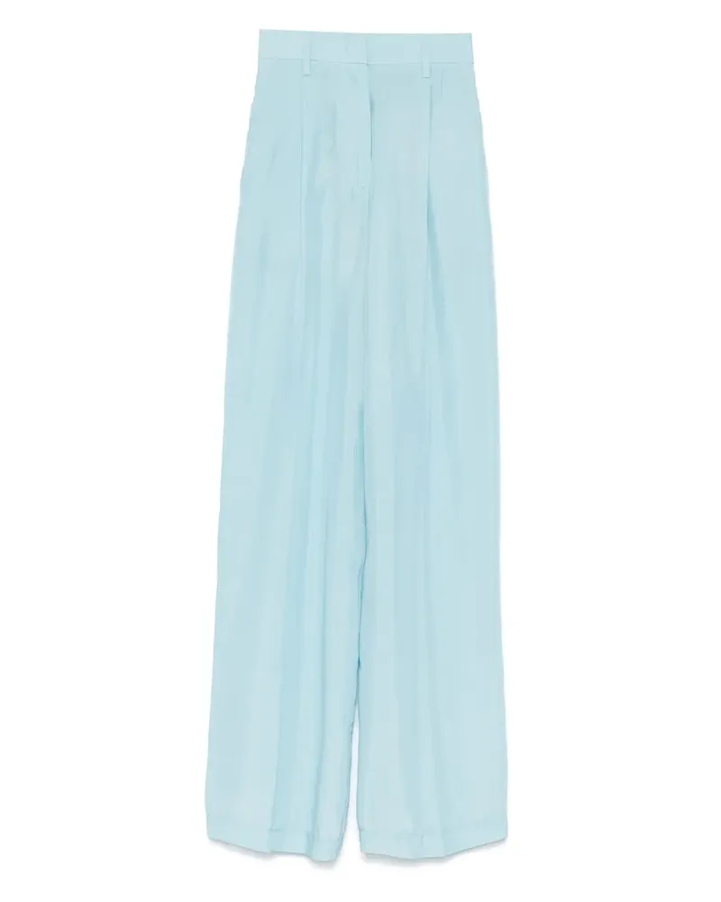 forte_forte Hose aus Seide - Blau Blau