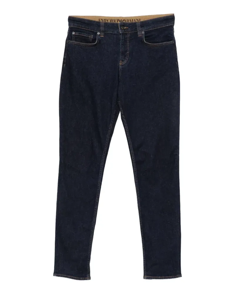 Emporio Armani J104 Slim-Fit-Jeans - Blau Blau