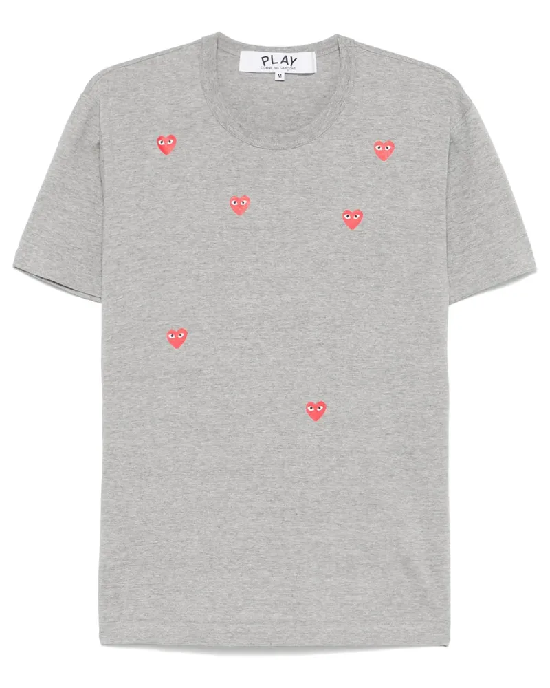 Comme des Garçons T-Shirt mit Logo-Print - Grau Grau