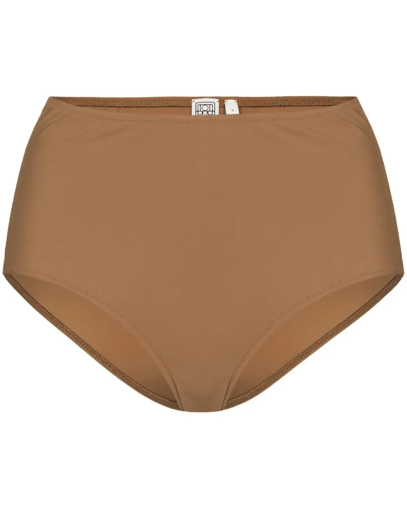 Totême Hoch sitzendes Bikinihöschen - Braun Braun