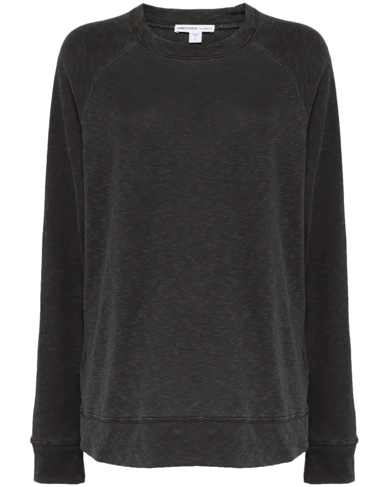 James Perse Sweatshirt aus Frottee - Grau Grau