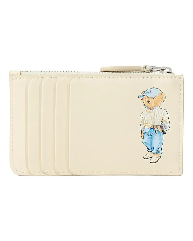 Ralph Lauren Kartenetui mit Polobär - Nude Nude