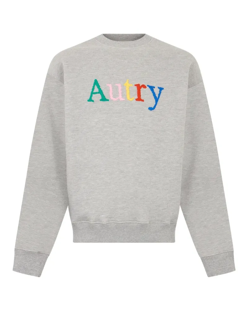 AUTRY sweatshirt with multicolor logo - Grau Grau