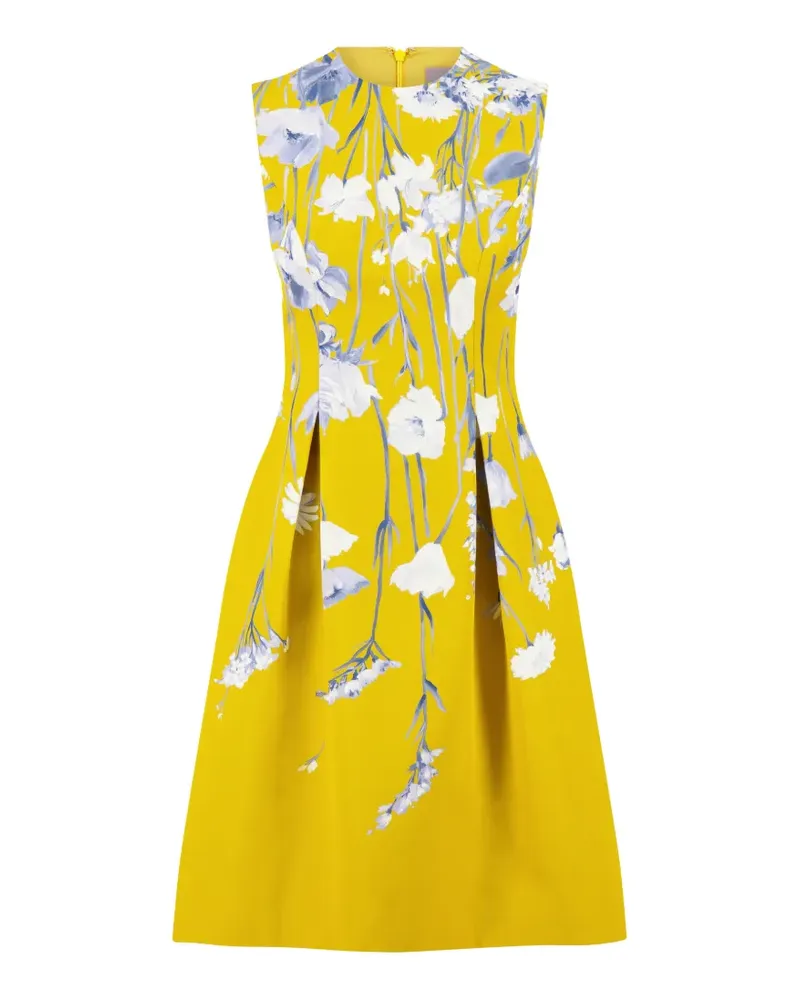 Lela Rose Betsy floral-print dress - Gelb Gelb