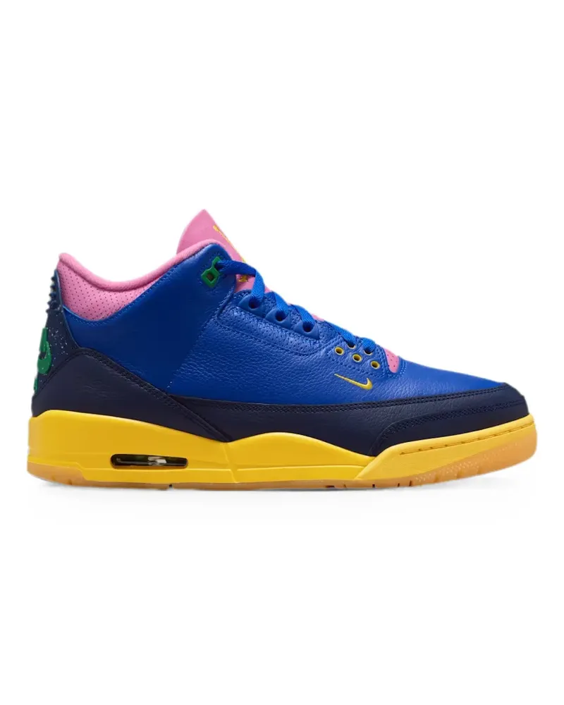 Jordan Air  3 Retro OG Brazil panelled sneakers - Blau Blau