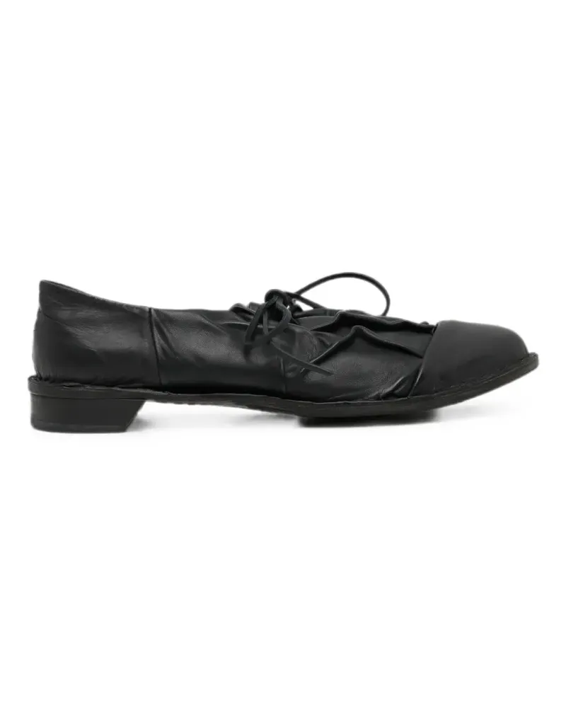 Yohji Yamamoto Tief geschnittene Oxford-Schuhe - Schwarz Schwarz