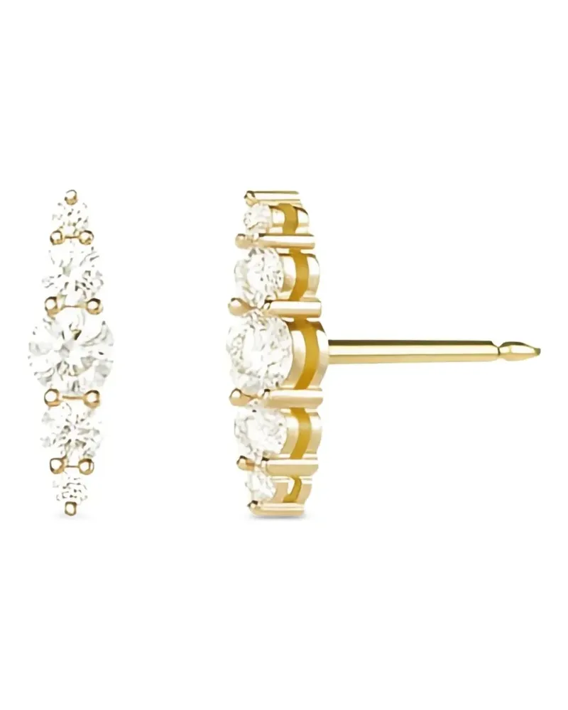 Melissa Kaye 18kt Aria Gelbgoldohrringe mit Diamant Gelb