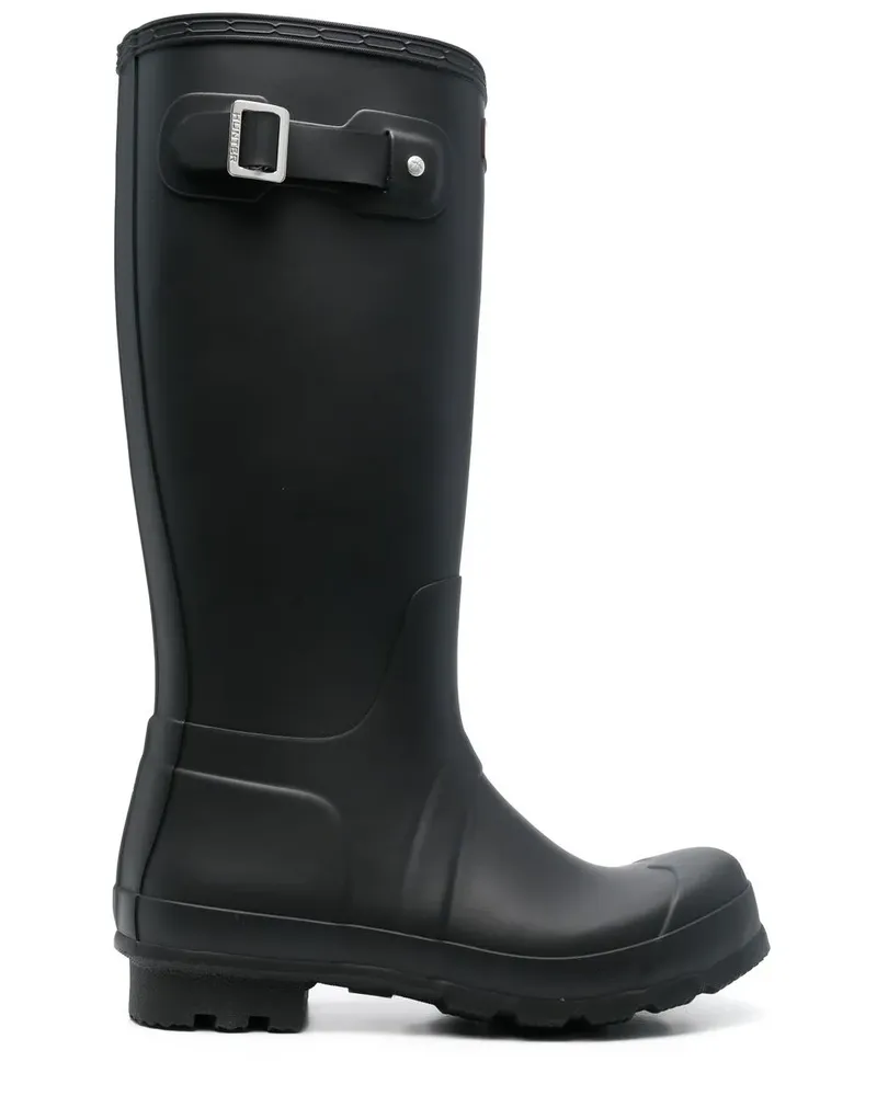 Hunter Kniehohe Gummistiefel - Schwarz Schwarz