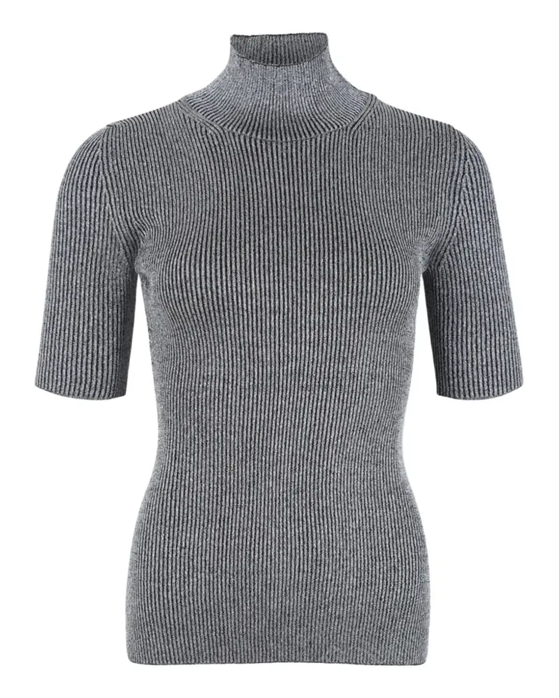 Missoni Gerippter Strickpullover - Grau Grau