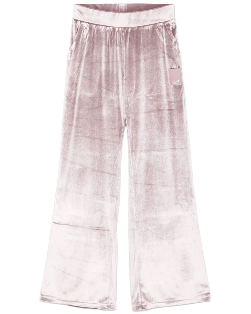 EA7 Hose aus Velours - Violett Violett