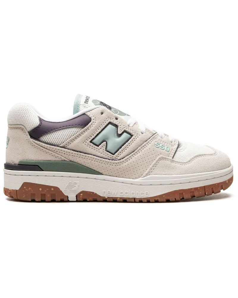 New Balance 550 Sea Salt/White Frog Sneakers - Nude Nude