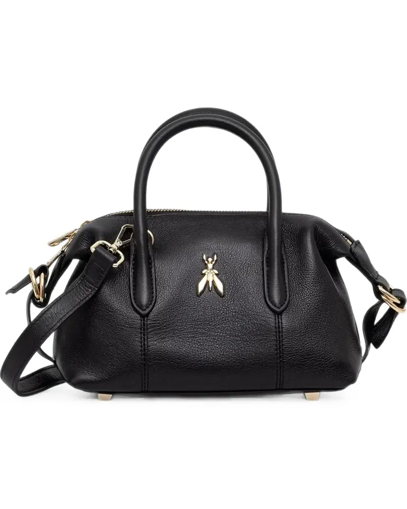Patrizia Pepe Fly logo-plaque shoulder bag - Schwarz Schwarz