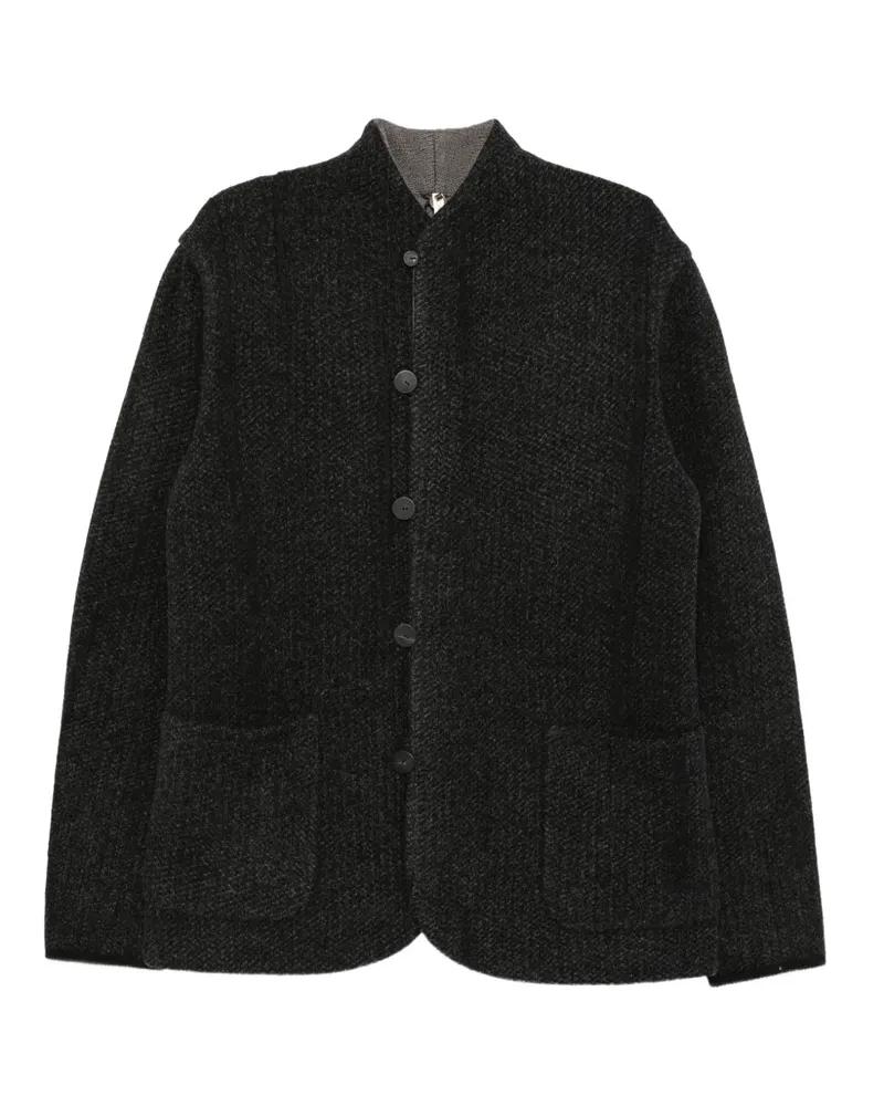 Label Under Construction Geknöpfter Cardigan mit aufgesetzten Taschen - Schwarz Schwarz