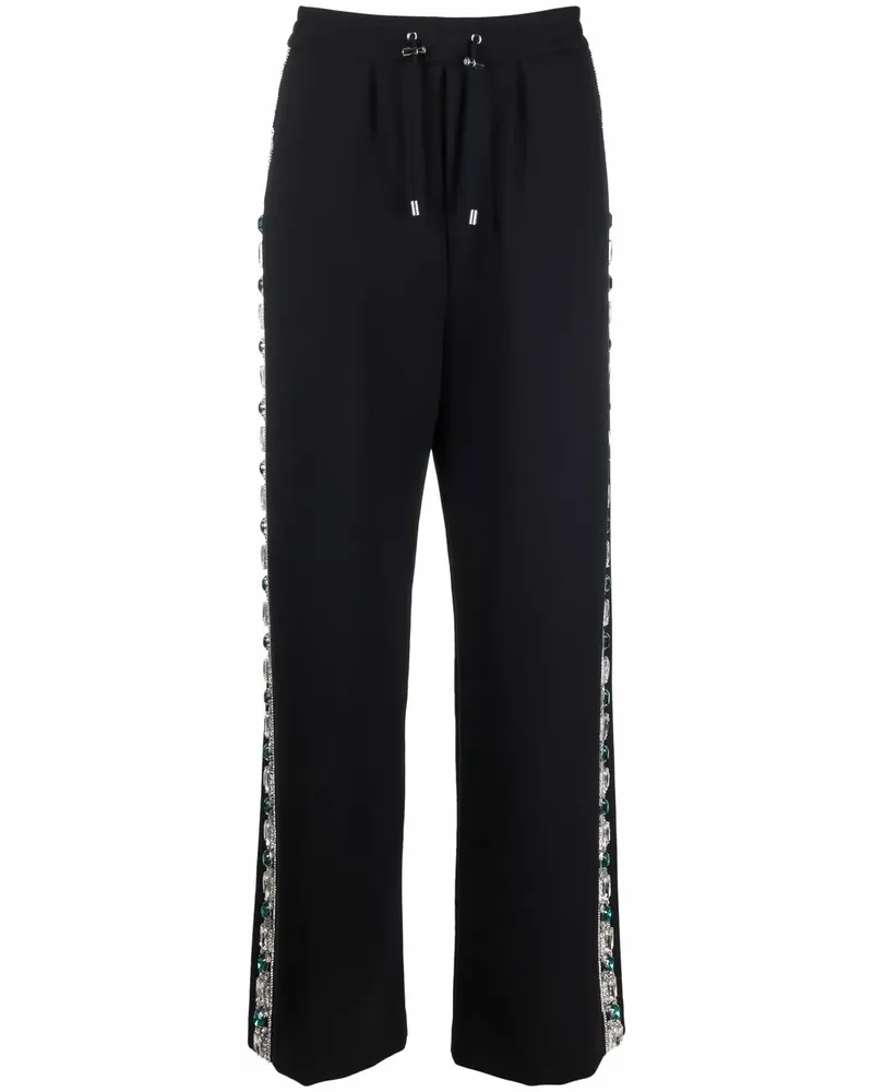 Balmain Hose mit Applikationen - Schwarz Schwarz