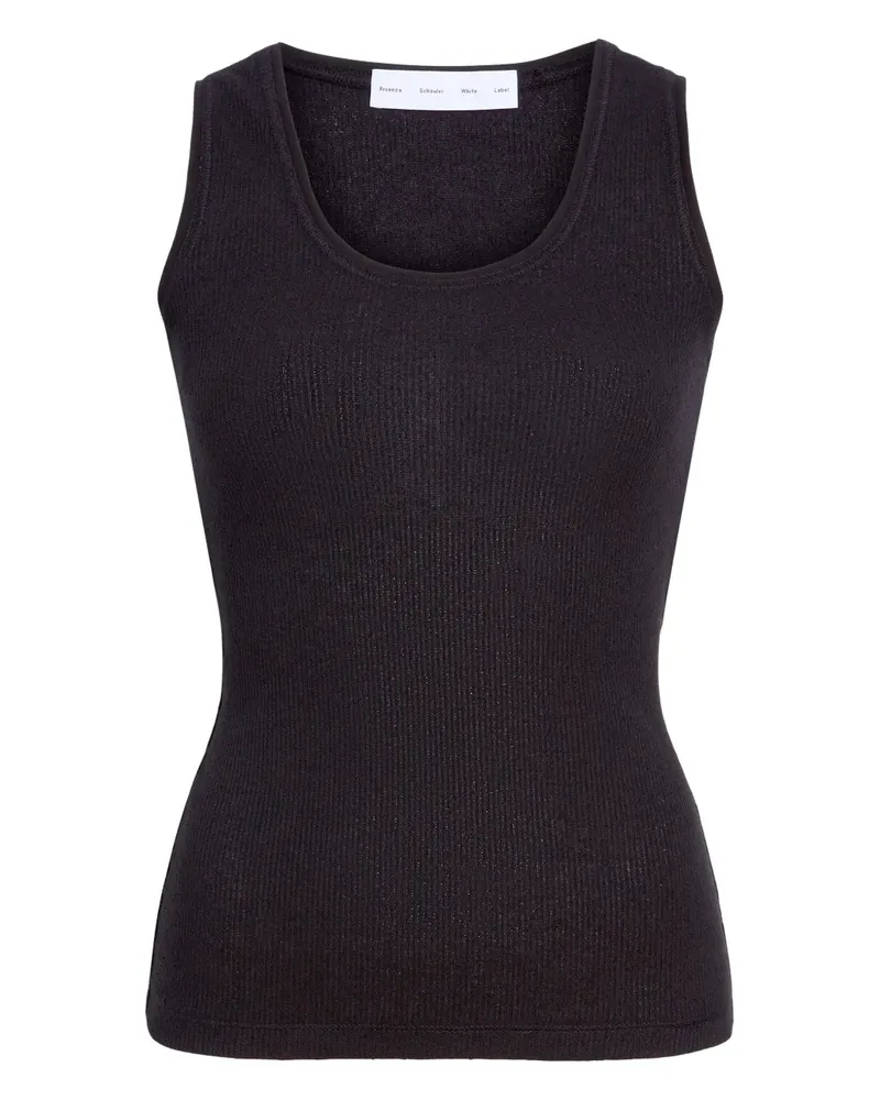 Proenza Schouler Jessa Tanktop - Schwarz Schwarz