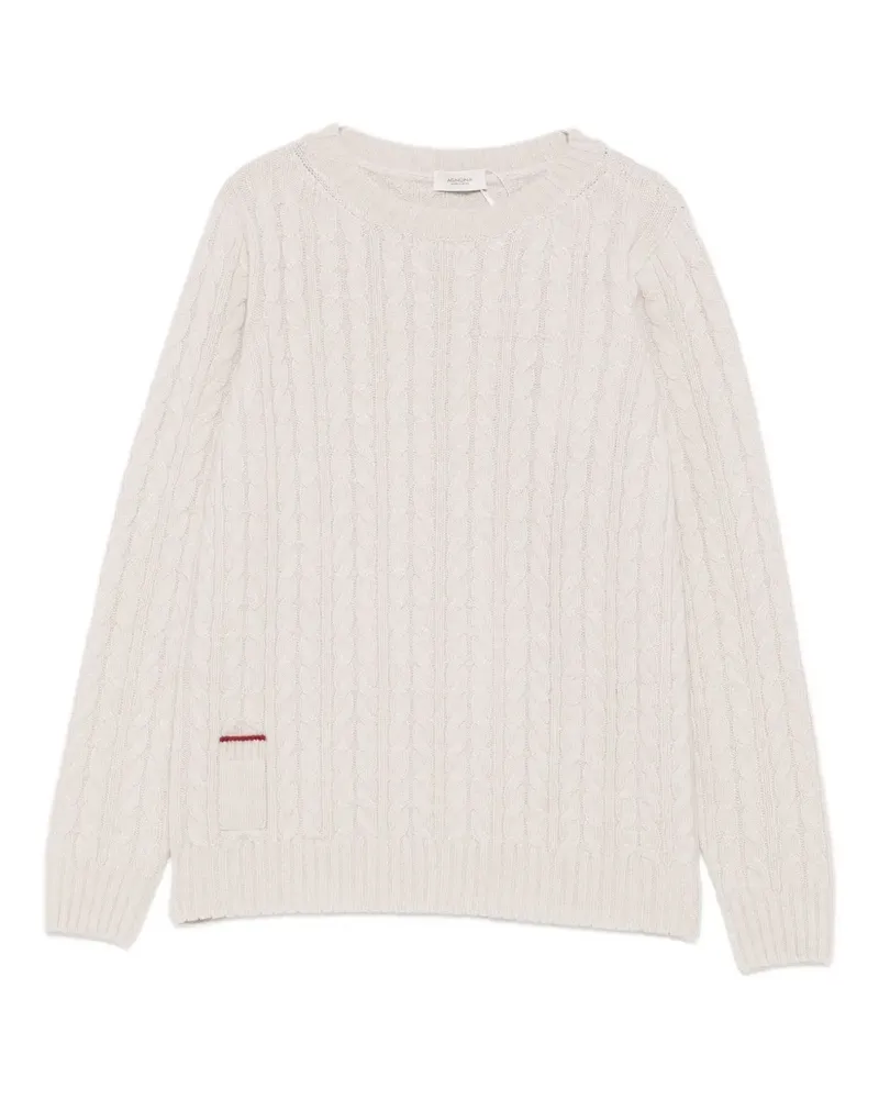 AGNONA pocket-detail sweater - Nude Nude