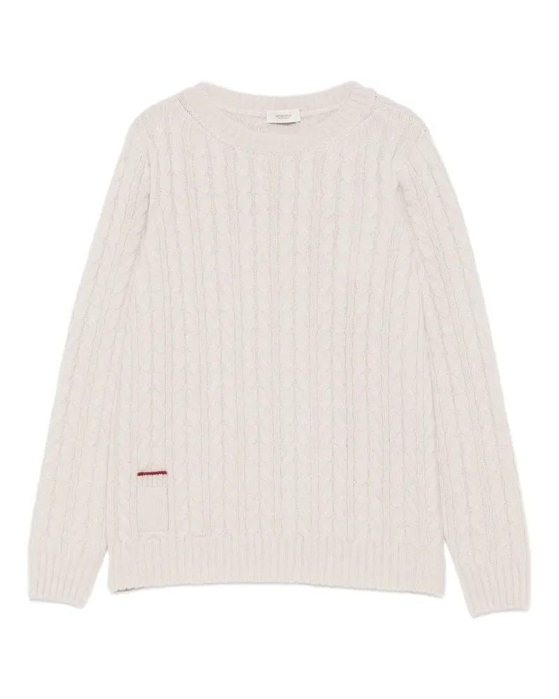 AGNONA Pullover mit Tasche - Nude Nude