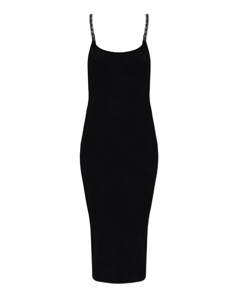 Michael Kors chain-strap midi dress - Schwarz Schwarz