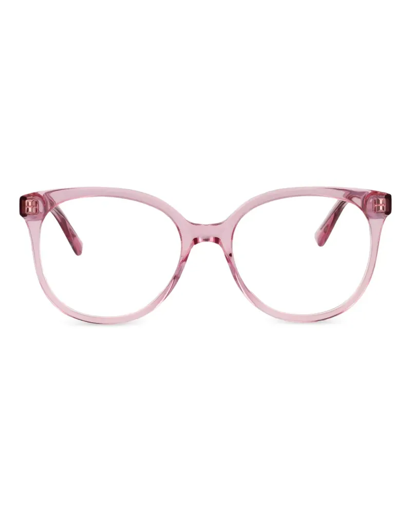Alexander McQueen Brille mit rundem Gestell - Rosa Rosa