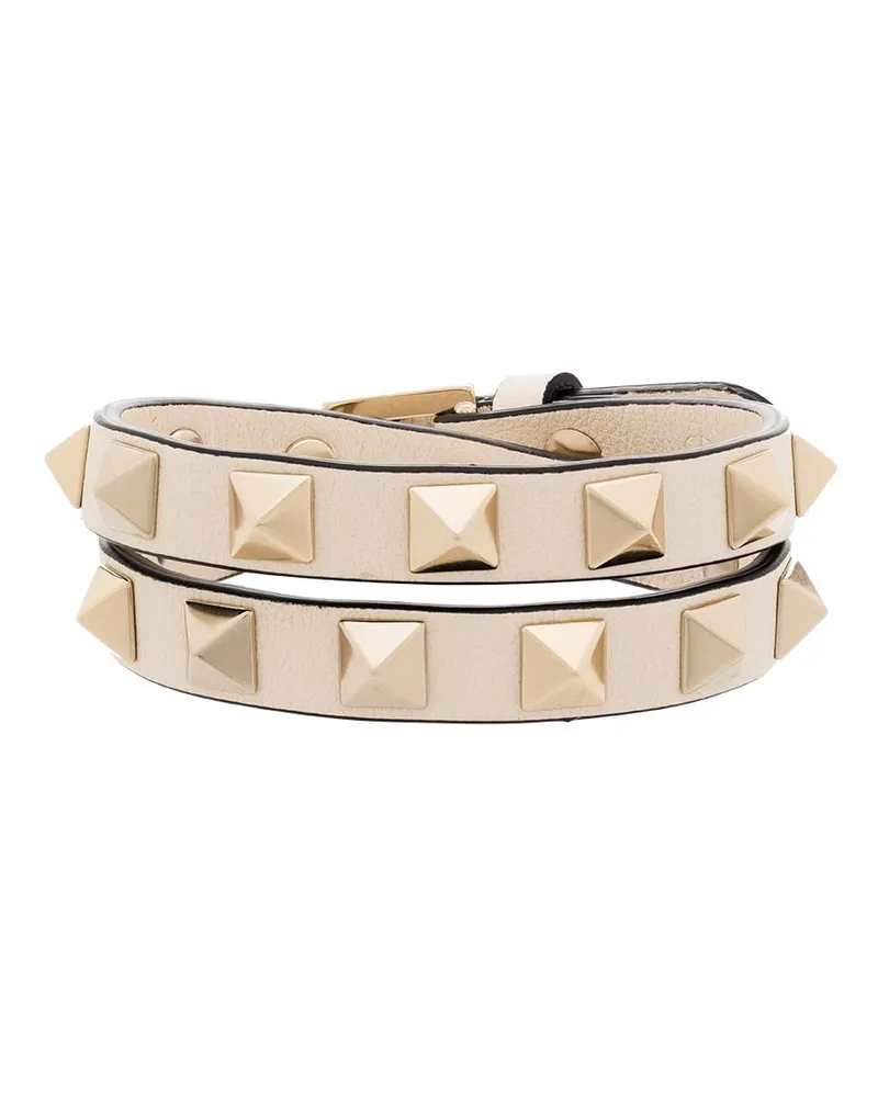 Valentino Garavani Rockstud Wickelarmband Nude