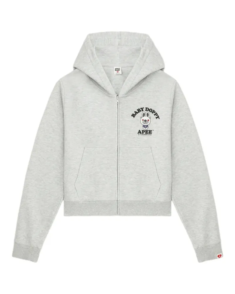 BAPE Rabbit Kapuzenjacke - Grau Grau