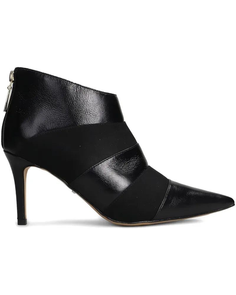Werner 80mm panelled heeled boots - Schwarz Schwarz