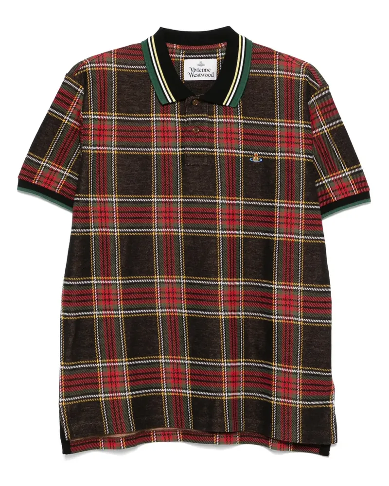 Vivienne Westwood Kariertes Poloshirt - Rot Rot