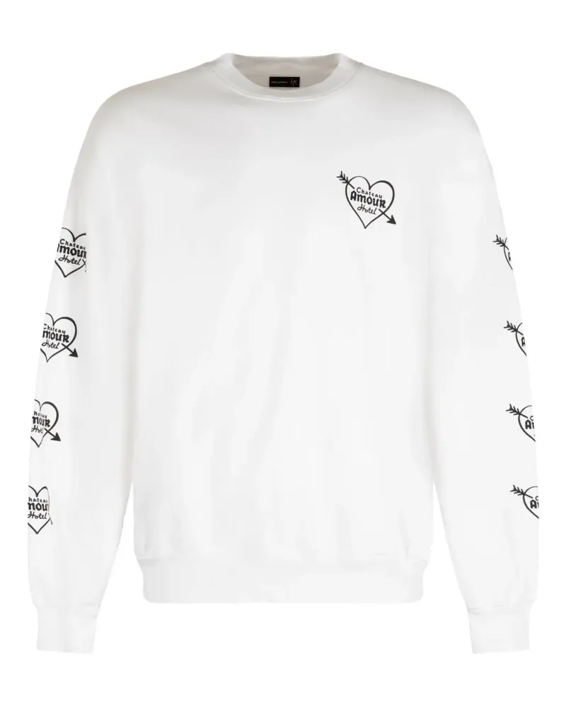 Local Authority cotton print sweatshirt - Weiß Weiß