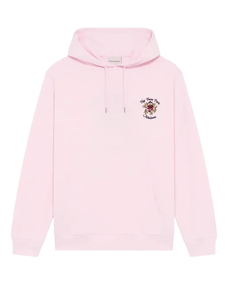 Drôle de Monsieur floral-print hoodie - Rosa Rosa
