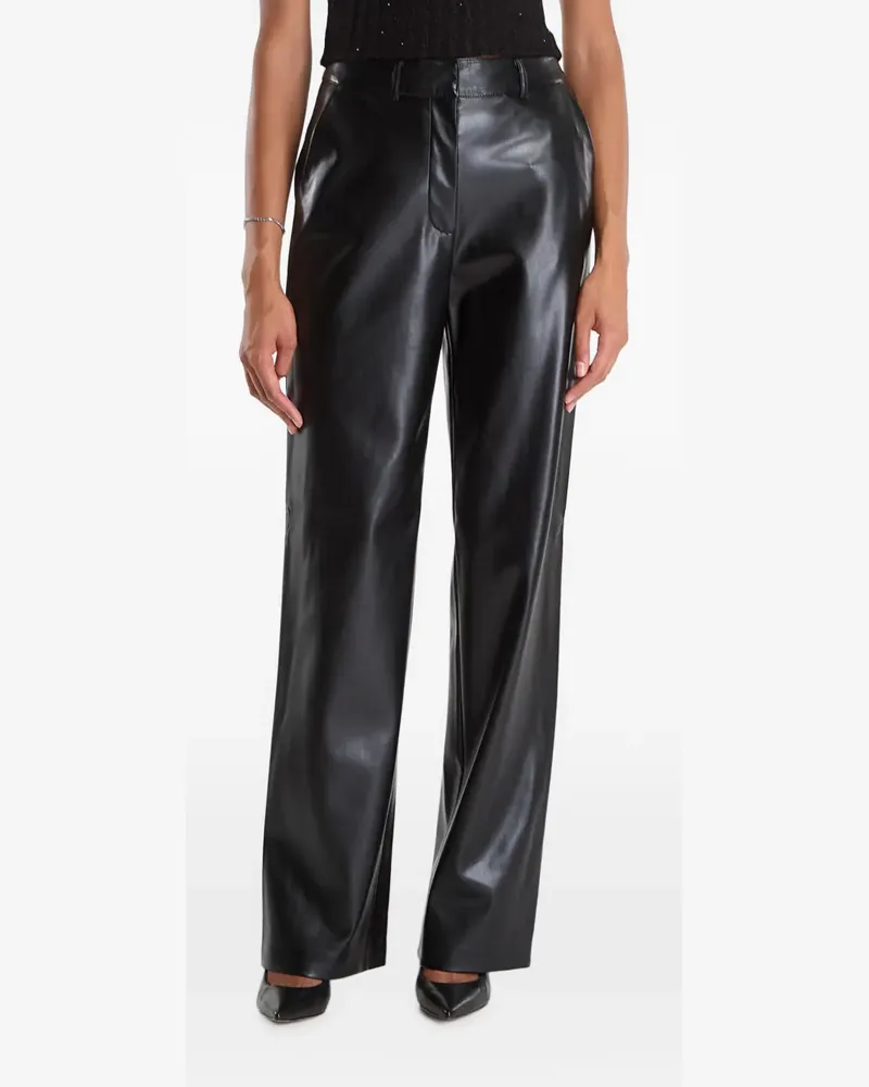 Guess Hose mit geradem Bein - Schwarz Schwarz