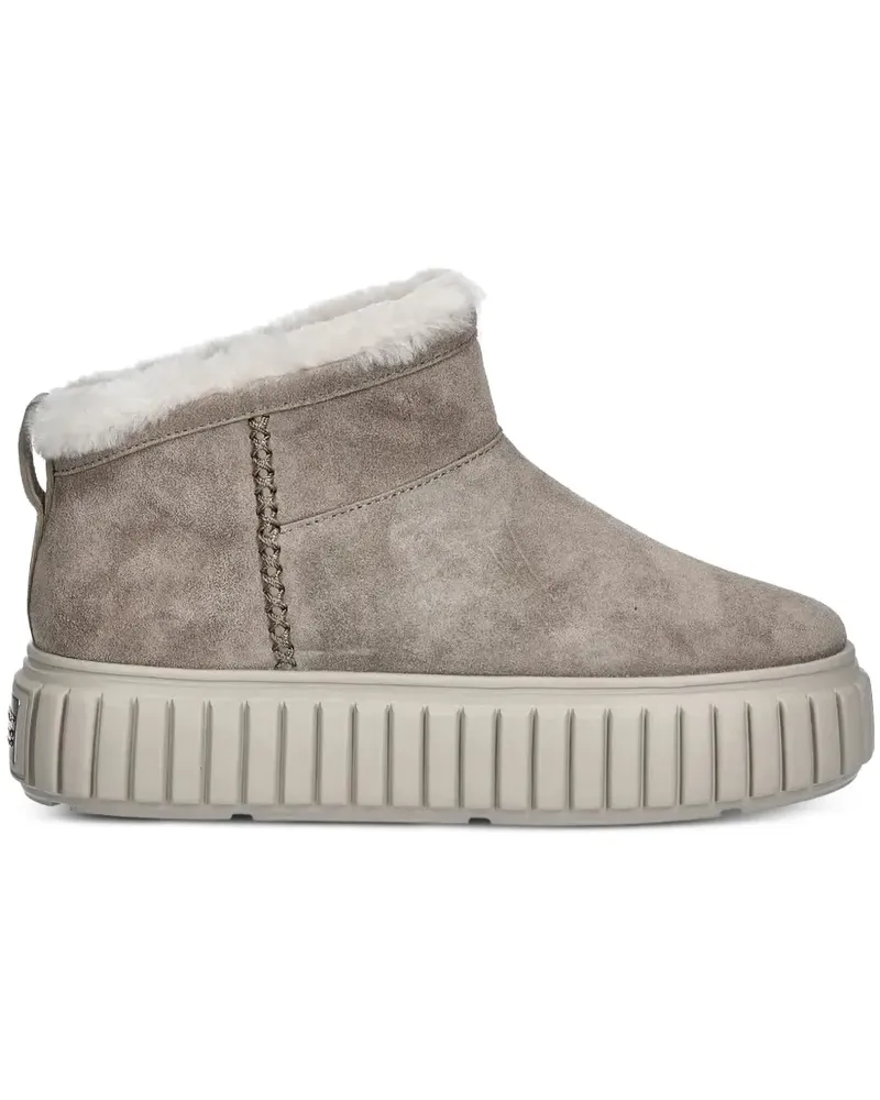 Kennel & Schmenger Plateau-Stiefel mit Shearling-Futter - Grau Grau
