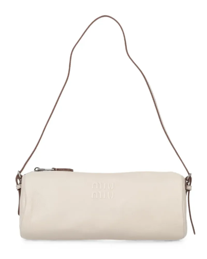 Miu Miu Nappa leather pouch - Nude Nude