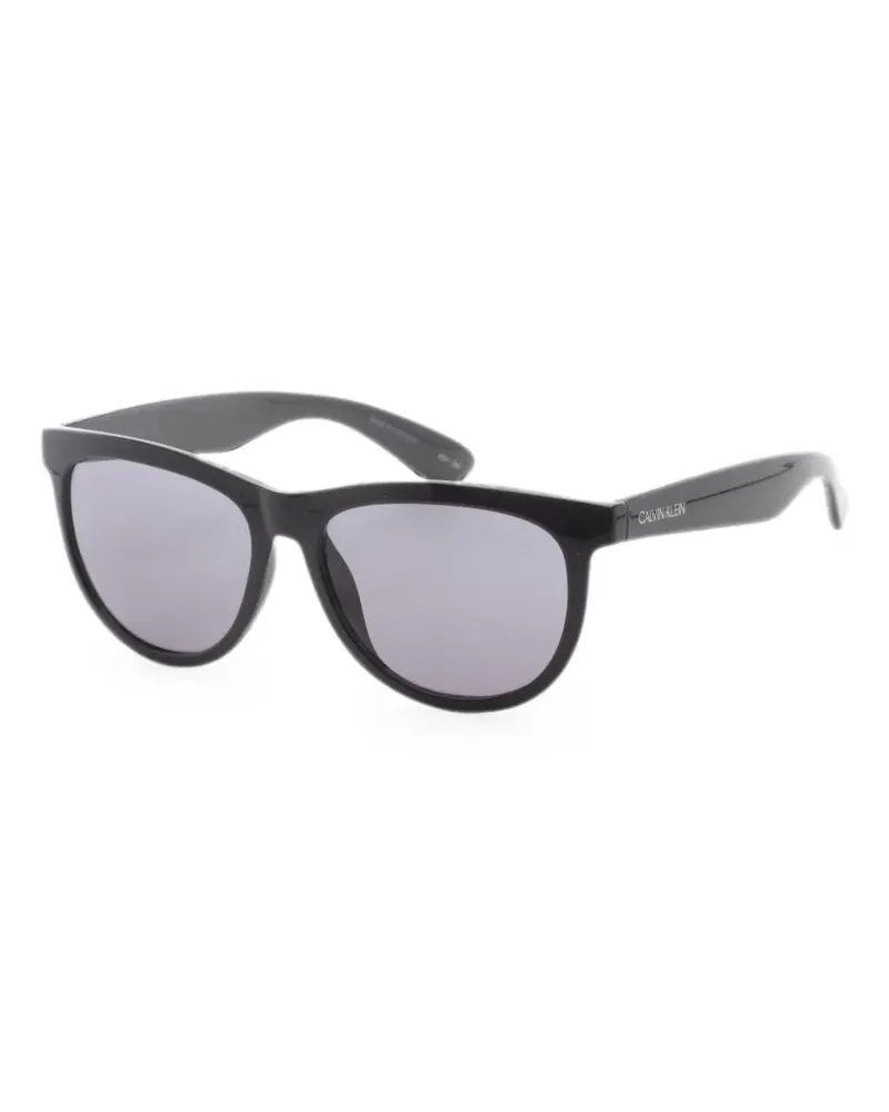 Calvin Klein Sonnenbrille mit eckigem Gestell - Schwarz Schwarz