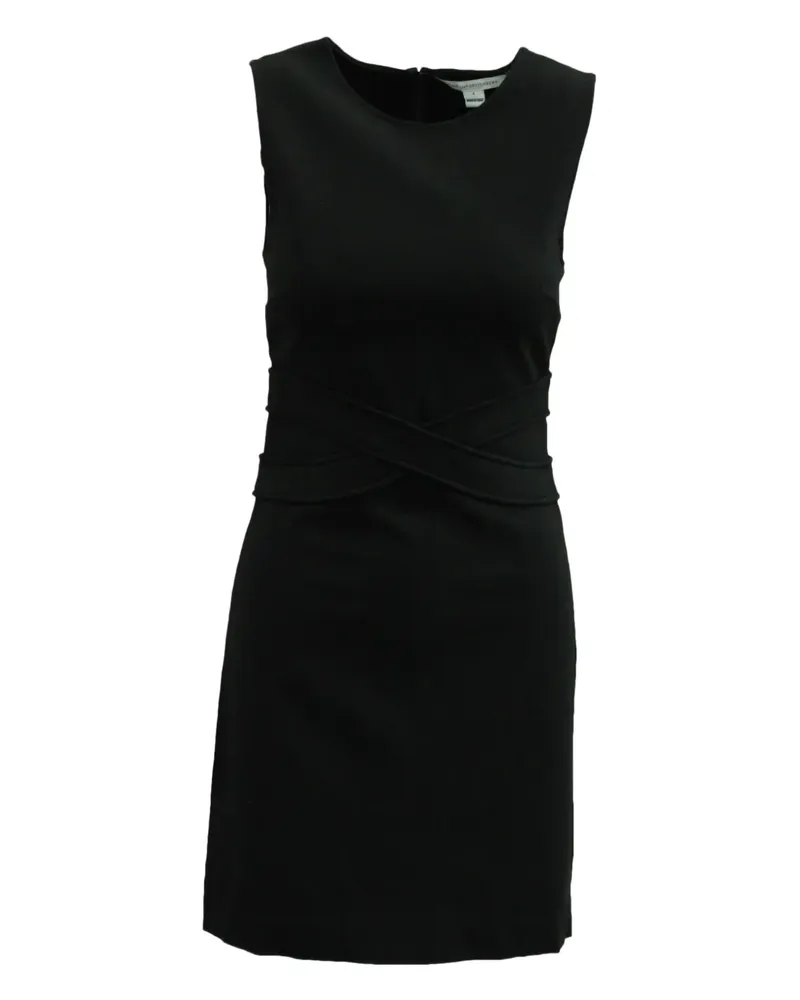 Diane von Furstenberg twisted-panel shift dress - Schwarz Schwarz