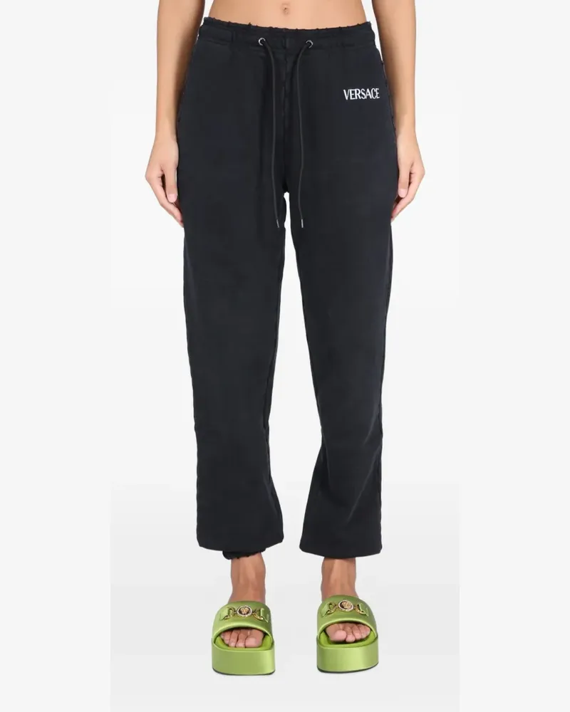 Versace logo-detail track pants - Schwarz Schwarz