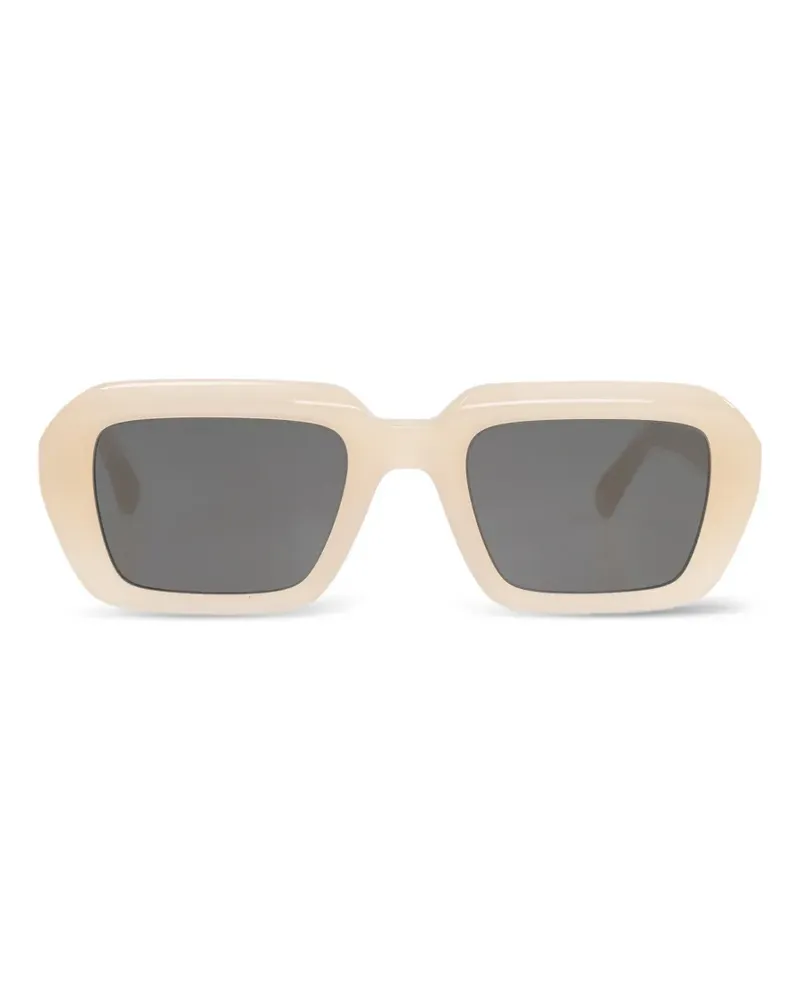 Mykita Nima Sonnenbrille mit eckigem Gestell - Nude Nude