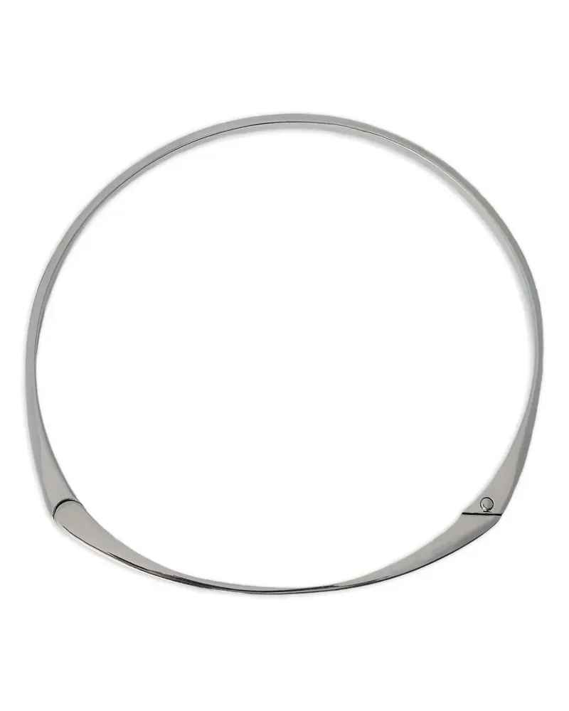 Totême Signature Halskette mit Kragen - Silber Silber