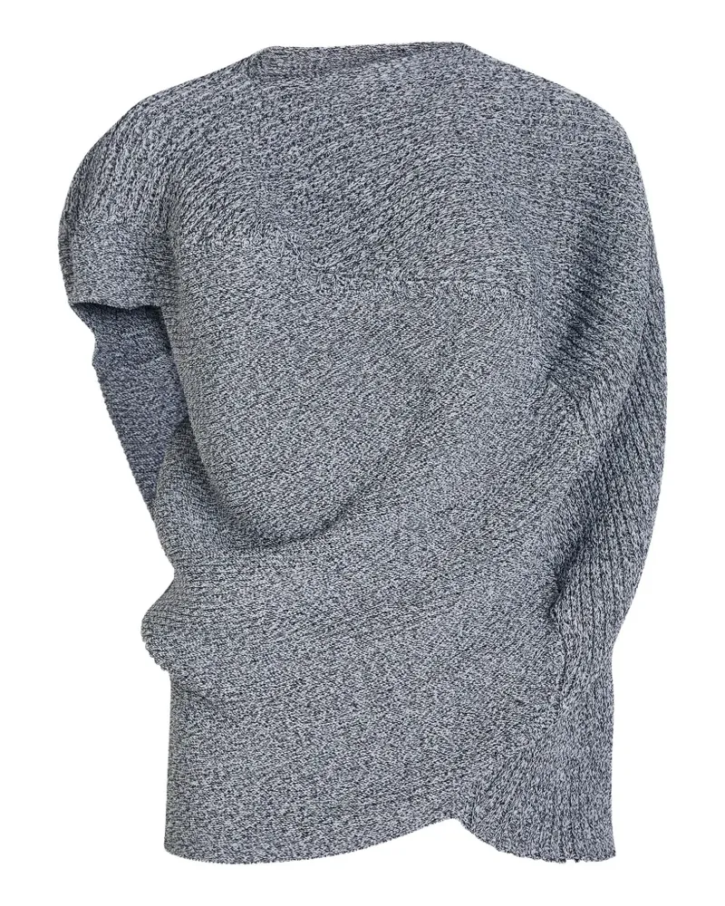Issey Miyake Asymmetrisches Found Stone Top - Grau Grau