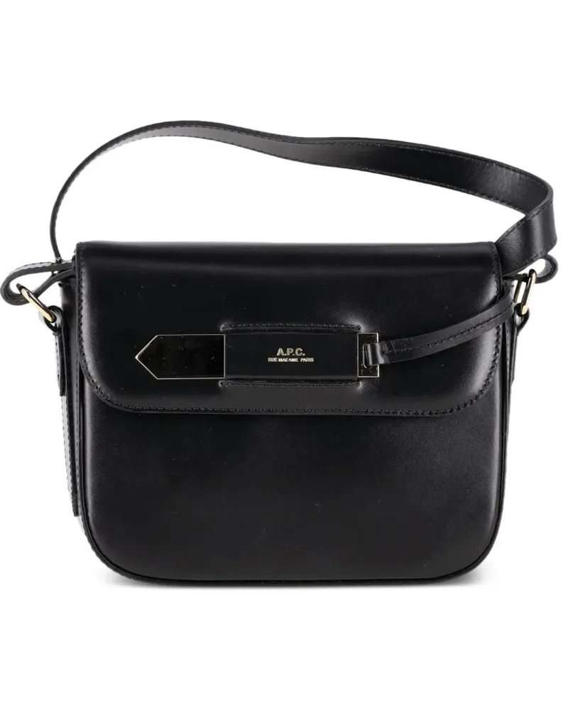 A.P.C. Kleine Charlotte Schultertasche - Schwarz Schwarz