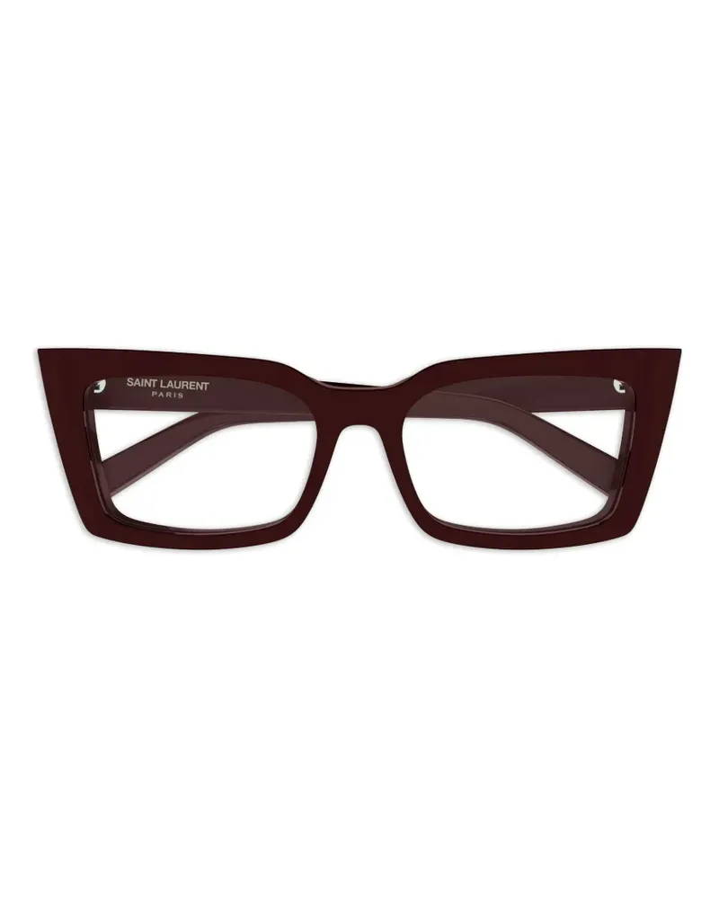 Saint Laurent Klassische Cat-Eye-Brille - Rot Rot