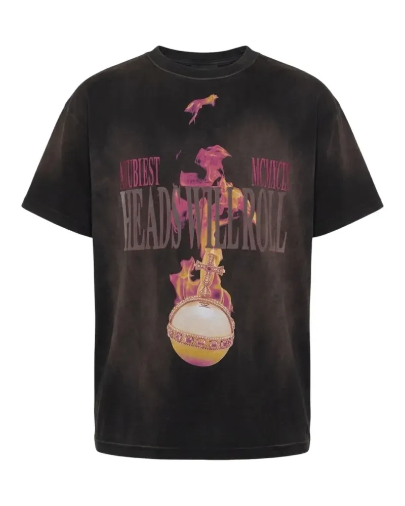 ksubi H.W.R Sid sun-faded T-shirt - Schwarz Schwarz