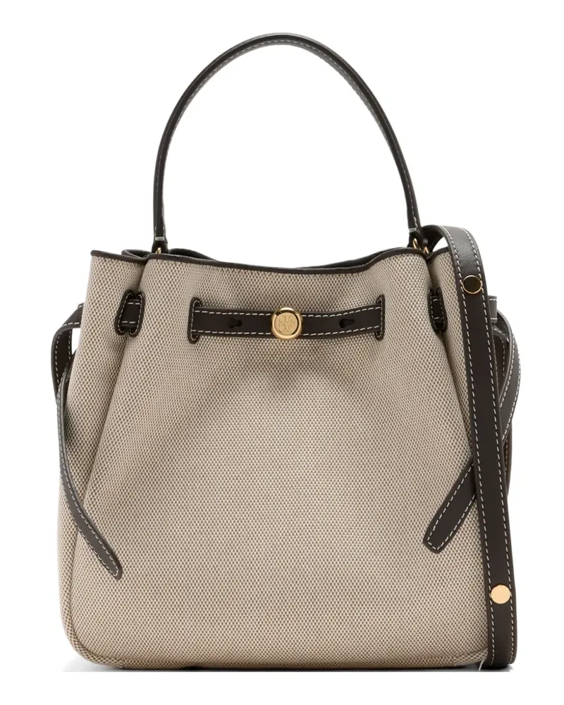Tory Burch Romy Beuteltasche mit Kordelzug - Nude Nude