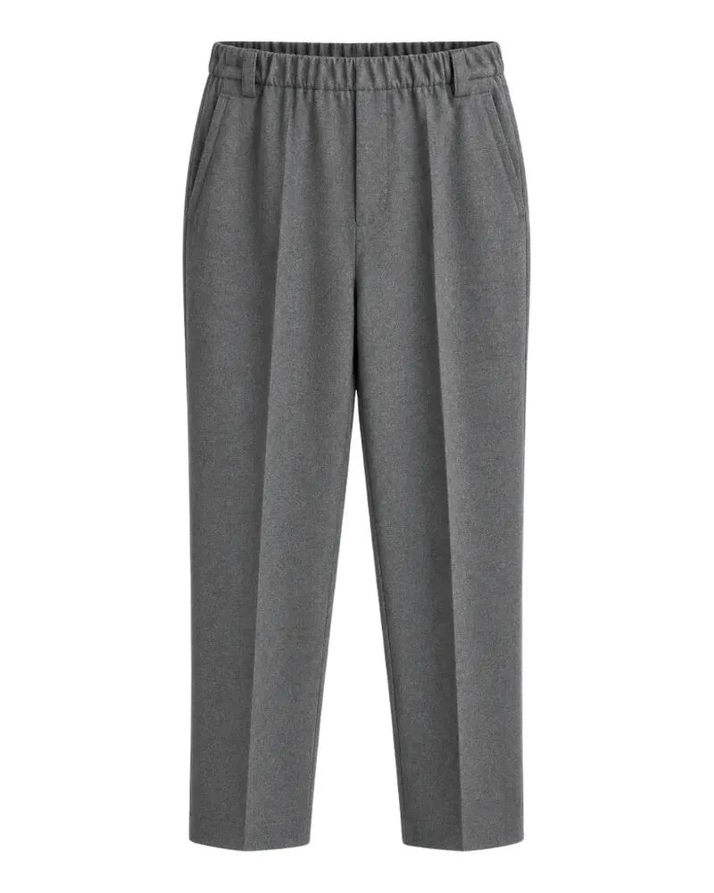 Max Mara elasticated-waistband tailored trousers - Grau Grau