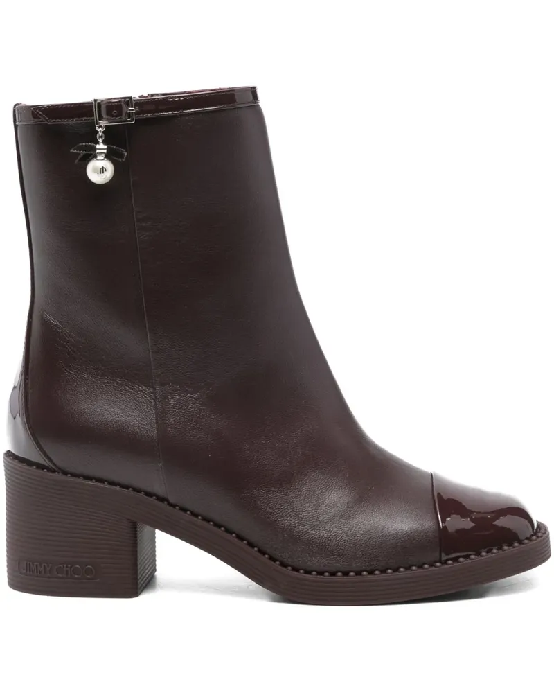 Jimmy Choo Adry Stiefeletten mit Anhänger 60mm - Violett Violett